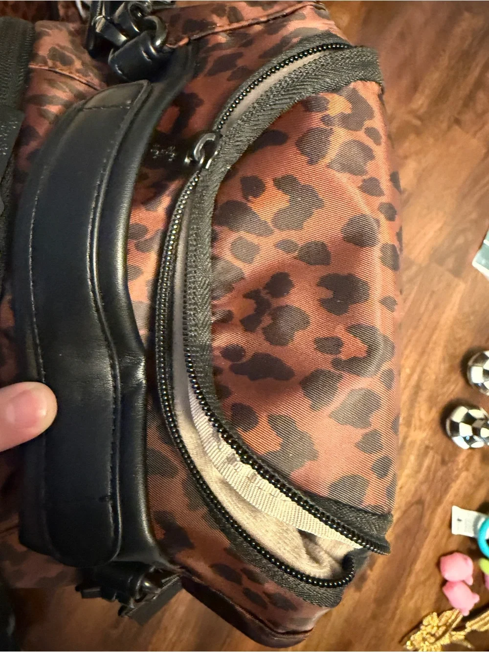 ITZY RITZY ‘BOSS PLUS’ LARGE LEOPARD DIAPER BAG